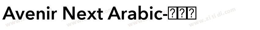 Avenir Next Arabic字体转换